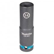 Makita E-16455 Ударная удлиненная торцовая головка Impact Black 1/2" 14x81,5мм